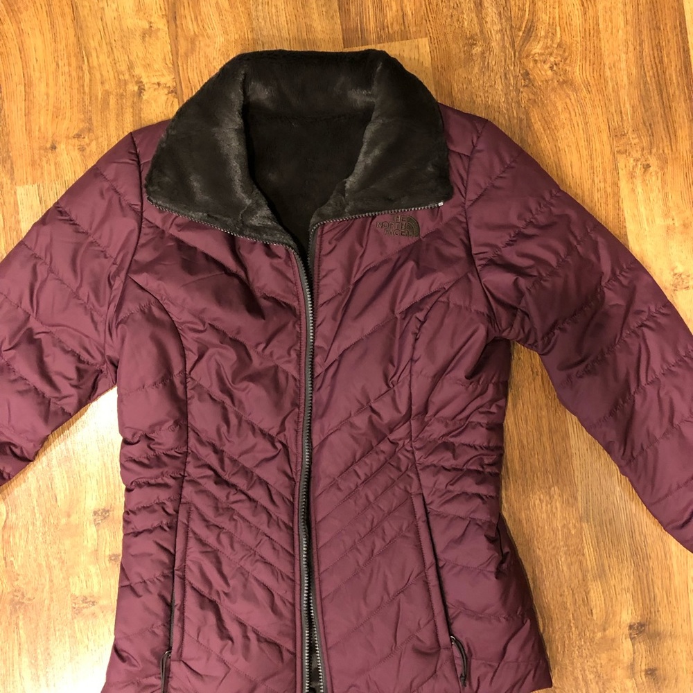 North face reversible winter coat